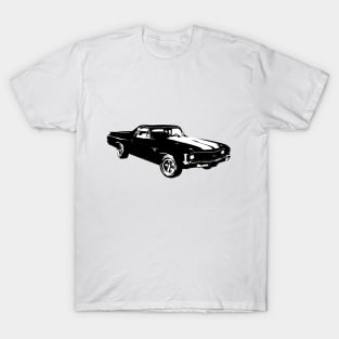 1971 El Camino SS B&W T-Shirt